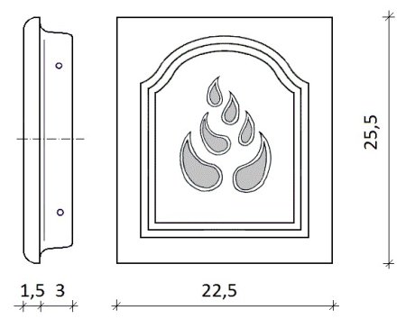 Трафареты изразцов для печи