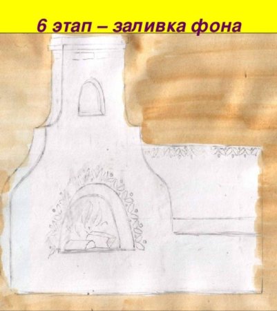 Рисунки русских печей