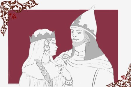 Руслан и Людмила рисунок