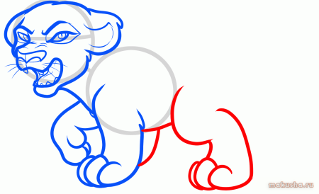 Пошаговый рисунок пантеры