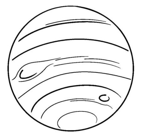 Нептун Планета солнечной системы раскраска