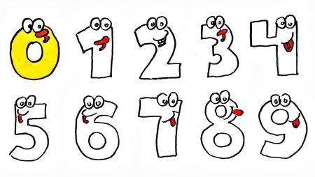 Зверюшки из цифр