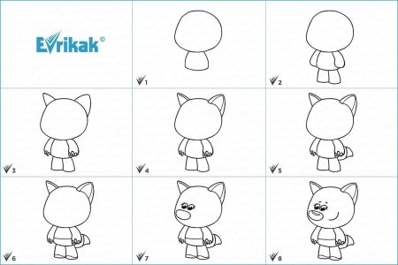 Рисование по этапам для детей