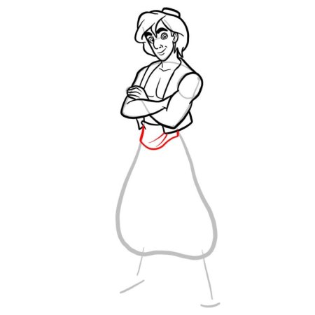 Нарисовать Аладдина