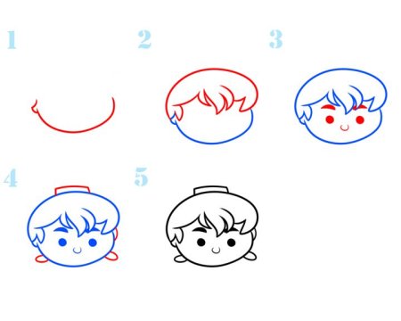 Рисование пошагово Жасмин