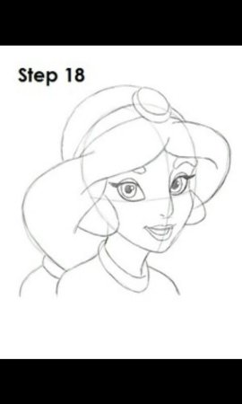 Зарисовки героев Уолт Дисней стиль