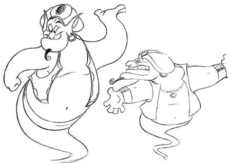 Нарисовать портрет аладин