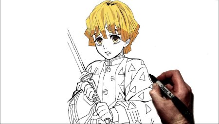 Зеницу карандашом