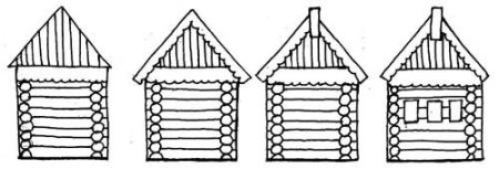 Рисование русская изба для дошкольников
