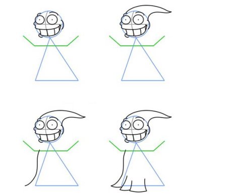 Легкие рисунки приведения