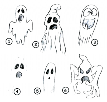 Учимся рисовать приведение поэтапно