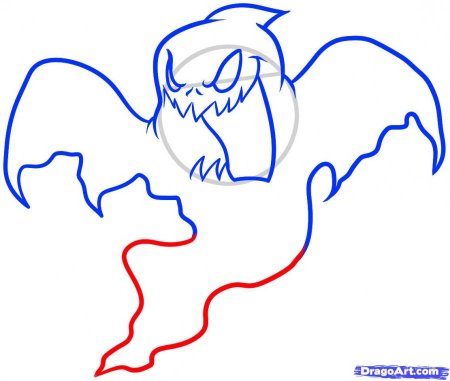 Маленькие рисуночки привидения