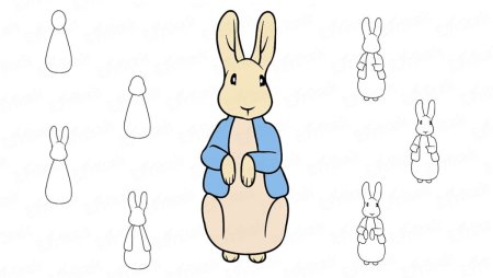 Поэтапное рисованиезаца