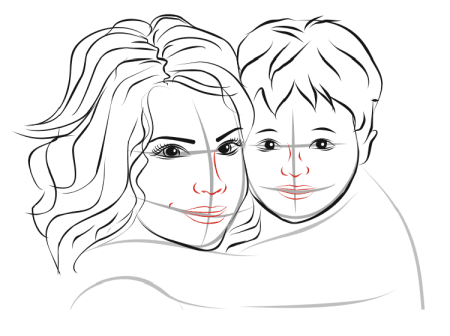 Рисунок ко Дню матери