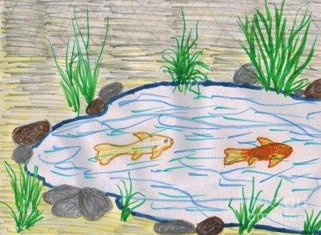 Пошаговое рисование морских обитателей для детей