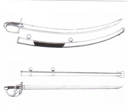 Чертежи сабля шашка