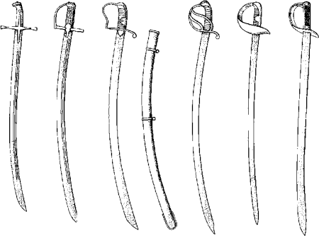 Сабля турецкая чертеж