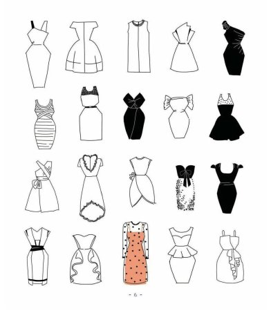 Платья для срисовки