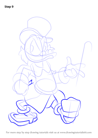 Скрудж макдак карандашом