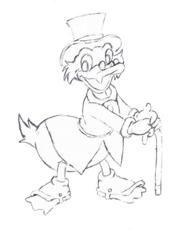 Скрудж макдак тотуриалькарандашом