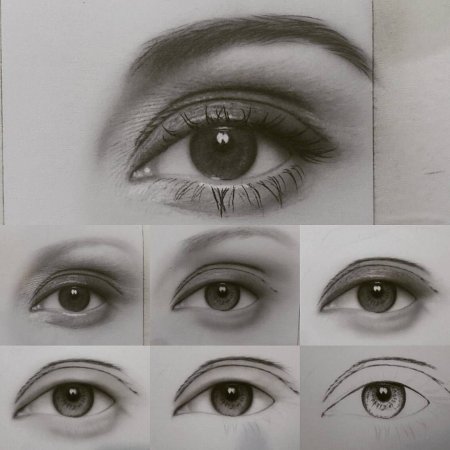 Уроки рисования глаз