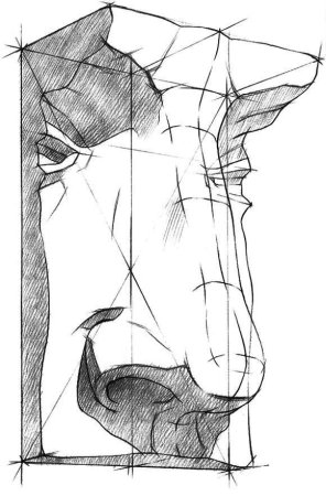 Гипсовые губы Давида построение