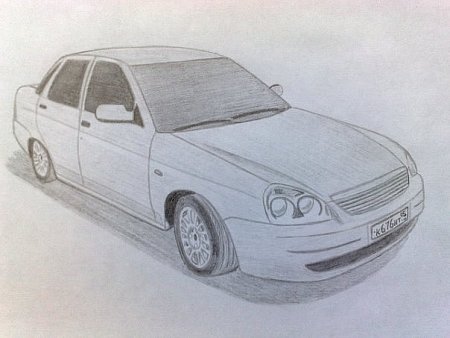 Lada (ВАЗ) 2112 чертеж