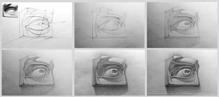 Глаз Давида Академический рисунок