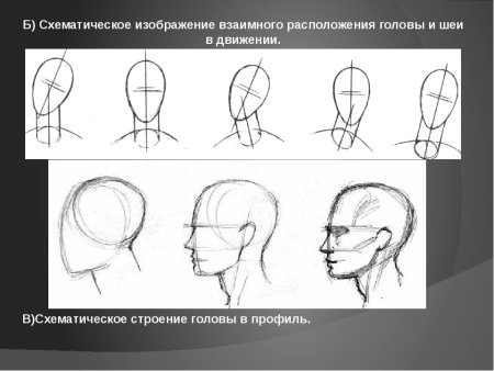 Движение головы для рисования