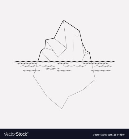 Айсберг карандашом