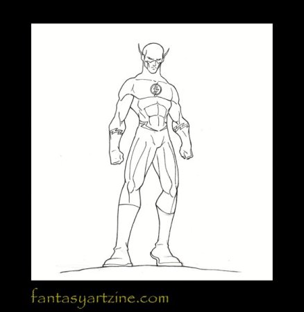 Рисунок флеша лёгкий