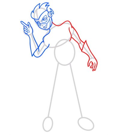 Поэтапное рисование флеша