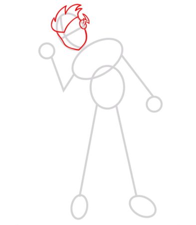 Флеш раскраска Барри Аллен