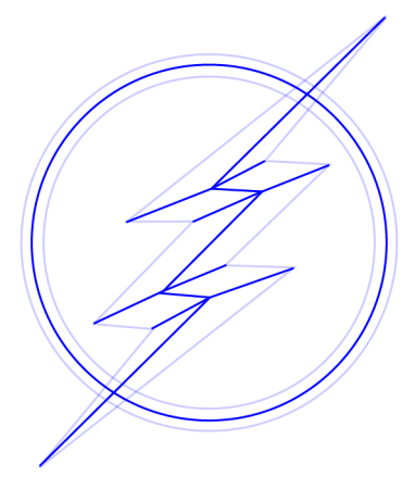 Раскраска голова Флэша