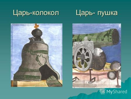 Царь колокол царь пушка и царь тряпка