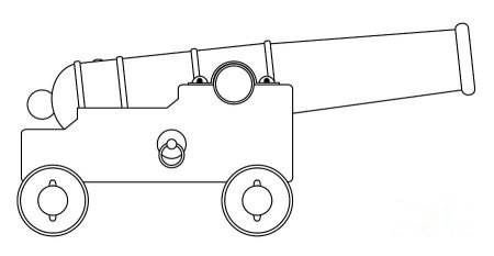 Рисование пушки