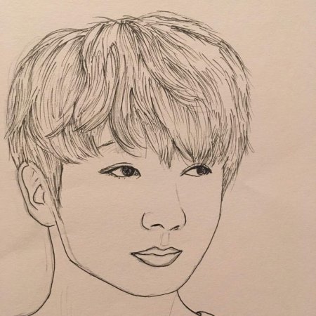 BTS для срисовки Чон Чонгук