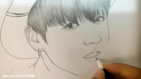 Поэтапное рисование Чонгука