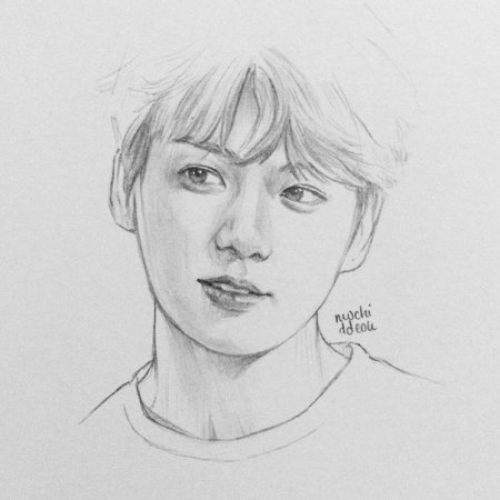 Портрет БТС легко