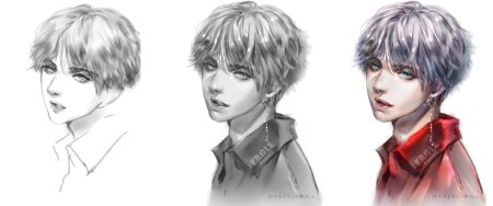 Тэхен дна рисунки