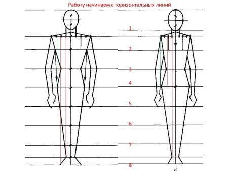 Фигура человека для рисования