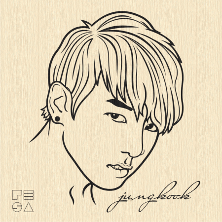 Чонгук Lineart