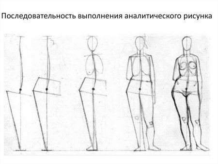 Конструктивный набросок человека