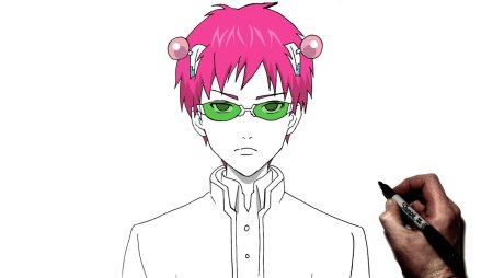 Сайки Кусуо раскраска