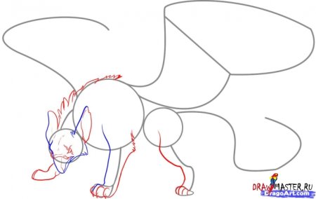 Схема рисования грифона для детей