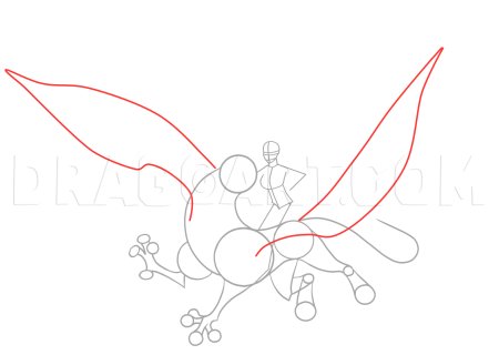 Нарисовать грифона из битвы СТИКМЕНОВ