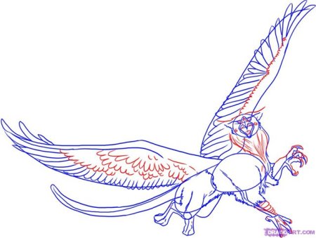 Поэтапное рисование мифических существ