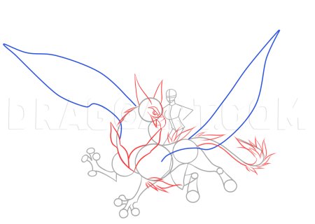 Как нарисовать грифона по этапно