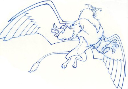 Грифон рисунок