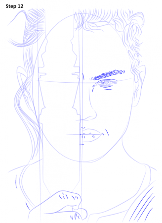 Нарисовать Итачи поэтапно